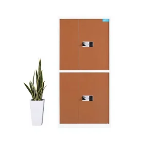 Steel Two-Section Security Filing Cabinet Digital Lock Confidential Document Storage Cabinet for Office School
