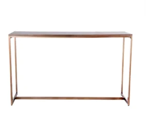 Steel Wire Simple Square Wood Marble High Bar Tables
