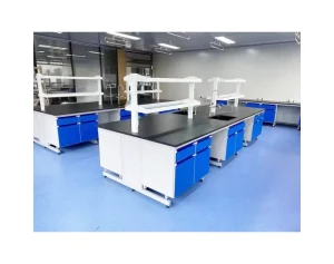 Steel Wood Chemical Laboratory Cleanroom Equipment Furniture Lab Table with Phenolic Resin Lab Bench