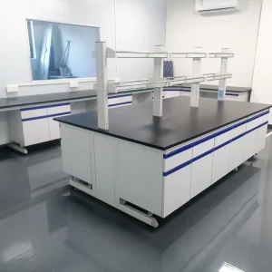 Steel Wood Laboratory Casework Chemistry Steel Wood Structure Laboratory Table Furniture