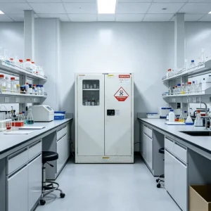 Steel Wood Wall Lab Bench for University Lab