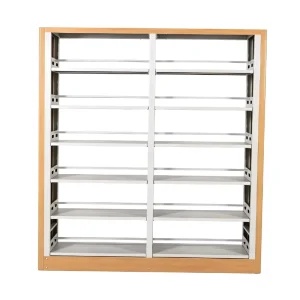 Steel made Modern Etagere Bookshelf 6 Layer Eco Friendly Durable Easy Assembly Freestanding Design for Home Office Use