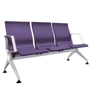 Stock Modern Design PU Airport Waiting Chair Thickened Polyurethane Public Seat for Outdoor for Hotels Hospitals Schools Parks
