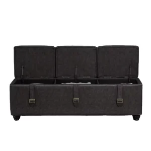 Storage Ottoman Bench Bed Pouf Ottoman Shoe Bench Long Ottoman Home Furniture