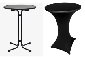 Strong Arm Metal Height Bar Table Durable Easy Carry Foldable Outdoor Furniture High Load Bearing Capacity Modern Design Outdoor