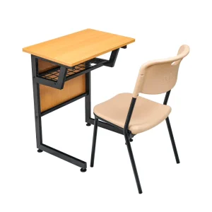 Student Desk Chair Set Durable Steel Frame Eco Friendly Design for Commercial Use Hotels Schools Spacious Surface for Daily
