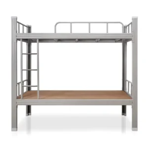 Student School Dormitory Double-Decker Bunk Beds Steel Iron Frame Low Profile Minimalist Design Commercial Grade School