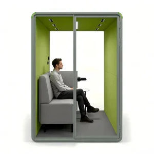 Studio Recording Pod Vocal Sound Booth Acoustic Cabin for School Library Mall Company Audio Isolation Room