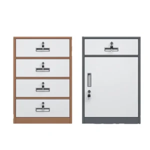 Stylish Durable Metal Modern Modular Filing Cabinet Lock Foldable Feature Office Home School Use