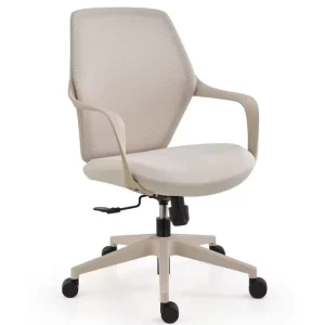 Stylish Industrial High Back Mesh Executive Office Chair Rotating Metal Base Adjustable Height Ergonomic Support Padded Outdoor