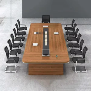 Stylish Rounded Thickened Conference Table Conference Room Training Table Negotiation Table Combination Office Furniture