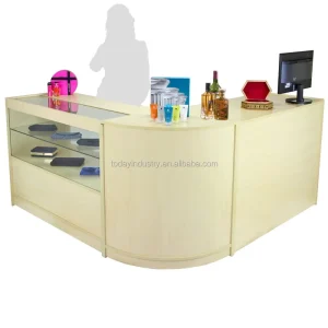 Supermarket Heavy Duty Display Stand Cash Counter Table for Retail Store Easy Assemble Counter