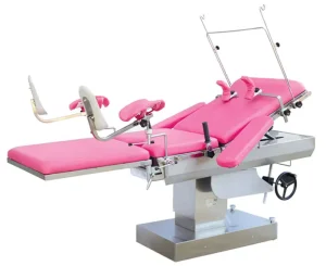 Surgical Gynecology Examination Bed Stainless Steel Obstetrics Delivery Table Hospital