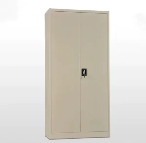 Swing 2 Door Filing Cabinet Steel Locker Metal Storage with Cupboard