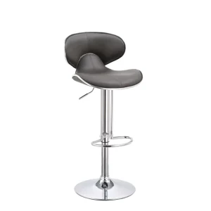 Swivel Industrial Stool with Adjustable Commercial PU Bar Chair
