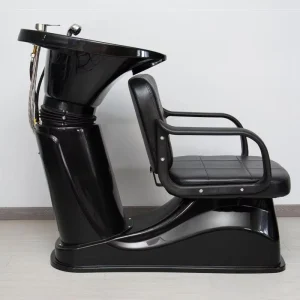 Synthetic Leather Commercial Salon Furniture Shampoo Chair and Bed for Bathroom and Workshop Use