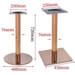 Table Bases Chrome Modern Round Tulip Bar Coffee Dinning Dining Metal Furniture Stainless Steel Luxury Gold Table Legs for Table