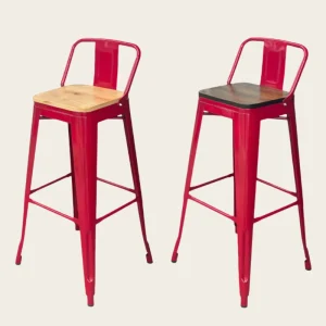 Tabouret De bar Vintage Antique Metal Dining Chair Vintage Kitchen Bar Chair Industrial Low Back Tolix Bar Counter Stool