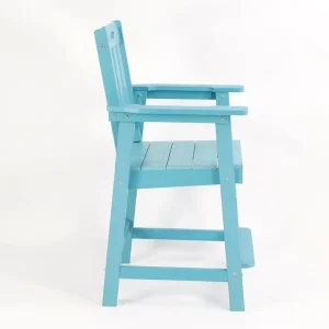 Tall Adirondack Chairs Patio Bar Stools with Connecting Tray Bar Height Adirondack Chair for Outdoor Patios