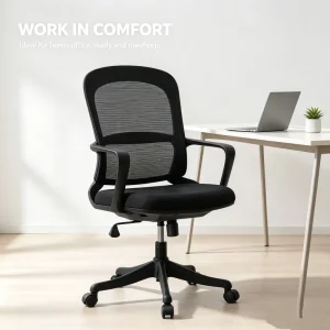 The CEO’s Office Meeting Mesh Is Adjustable Ergonomic and Stackable and the Executive Aluminum Handrail Is Modern