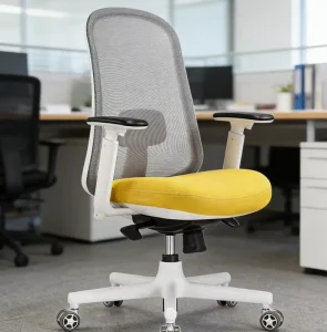The Ergonomic Full Mesh Executive Office Chair With Adjustable Lumbar Support and Rotation Function