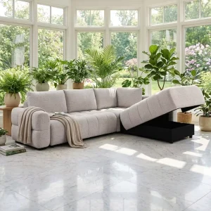 The Leader Single Lazy Sofa Bed L Shaped 2 Seater Salon Complet European Design Chaise Storage for Living Room Furniture Sets