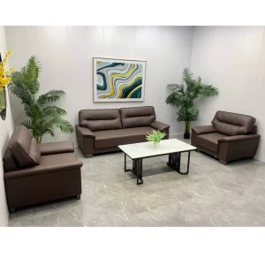 The modern modular 1+1+3 office sofa set is durable and comfortable and is suitable for both commercial and living room use