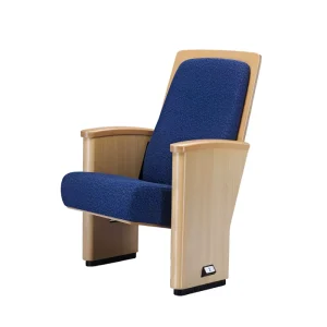 Theater Furniture Auditorium Chair Seats Modern Wood Chair Wooden Table Chair Grey Commercial Furniture