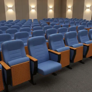 Theatre Lecture Foldable Church Auditorium Hall Chair Reception Theatre Hall Arm Chair Auditorium Seating
