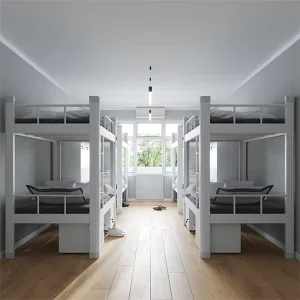Thicken Triple Metallic Dormitory Beds Bunk Bed 90*200 Lift for Apartment Suitable for Use in Workshops Schools and Hospitals