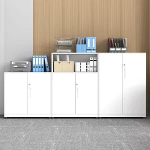 Thickened Plate Metal Office Cabinet Lockable Steel Filing Cabinet with Large Storage Capacity