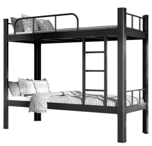 Thickened Steel Knock Down Bunk Bed with Ladder