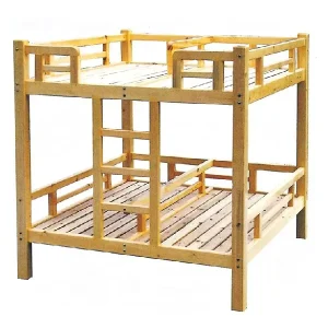 Three Children Bed Baby Solid Wood Bed for Daycare Used