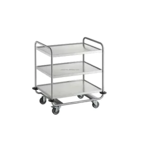 Three Layer Housekeeping Trolley Food Stainless Steel Trolley Food Sevice Trolley