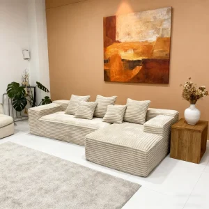 Tofu Height Density Sponge Compression Sofa Modern Vacuum Set Furniture Compressed Sofa L Shape Design Modular Compression Sofa