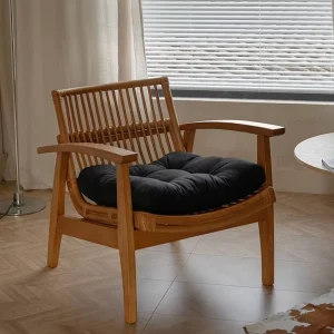 Top Quality Teak Wood Rattan Leisure Chair Living Room Lounge Chair