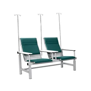 Top Sales Public Airport Waiting Chair Metal Modern Durable Outdoor Hospital Park Use PU Leather Seat