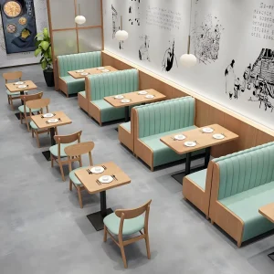 Top Selling Modern Dining Furniture Household Hotel Card Table and Chair Set for Commercial Restaurant