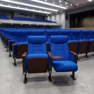 Traditional Customized Color Fabric Multi-functional Durable Folding Cinema Chairs for Home Office School VIP Auditorium Theater
