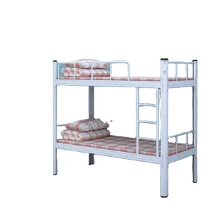 Traditional Design Dormitory Double Metal Bunk Bed with Storage for Apartment/School Use Warranty