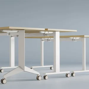 Training Room Expandable Folding Table Pop Up Meeting Folding Table for School Office Desks