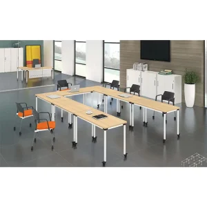 Training Tables Folding Strip Table Modern Training Conference Combination Position Desk for Office Use Home Office Desk