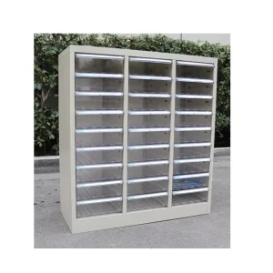 Transparent A4 Plastic Drawers Filing Cabinet