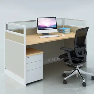Trending Direct Factory Customizable Modern Modular 4-Person Office Workstation Cubicle Desk Partition Furniture