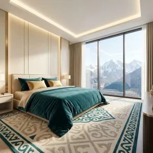 Turnkey Hotel Furniture Hotel Bedroom Furniture Solution for Kazakhstan Luxury Serviced Apartments and Villas