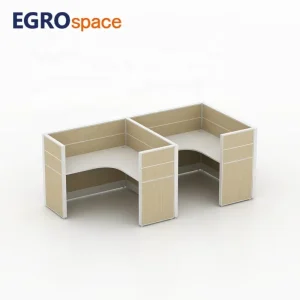Turnkey Office Solution Furniture Private Cubicle Desk Partition Modular L Shape Flexible Office Workstation