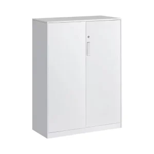 Two Door Small Vertical Steel File Storage Cabinet Fireproof Waterproof Suitable for Office Scenarios