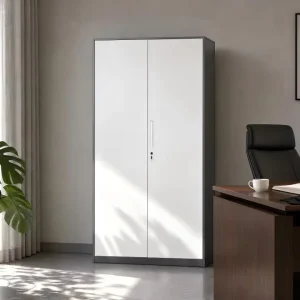 Two Iron Steel Five tier Lockable Commercial School Office Filing Cabinets Office document storage