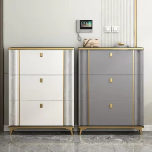 Ultra thin Shoe Cabinet Large capacity Flip top Entrance For Home Use Simple And Modern Space saving Rack Storag