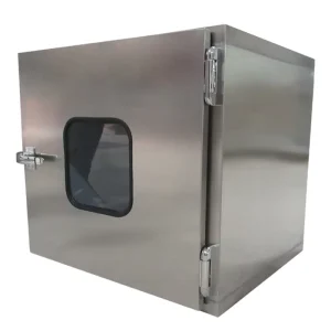Ultraviolet Stainless Steel Floor Standing Interlock Transfer Cabinet Pass Box for Hospital Air Cleaning Equipment